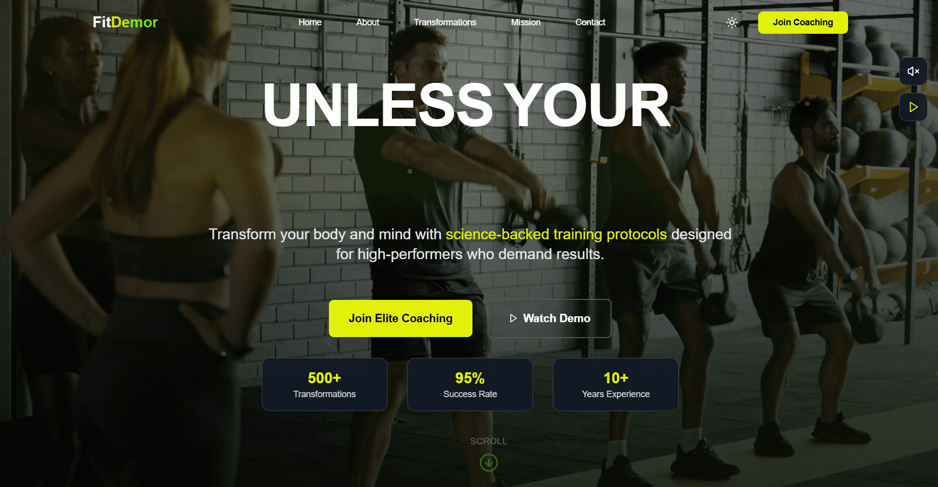 Gym Website