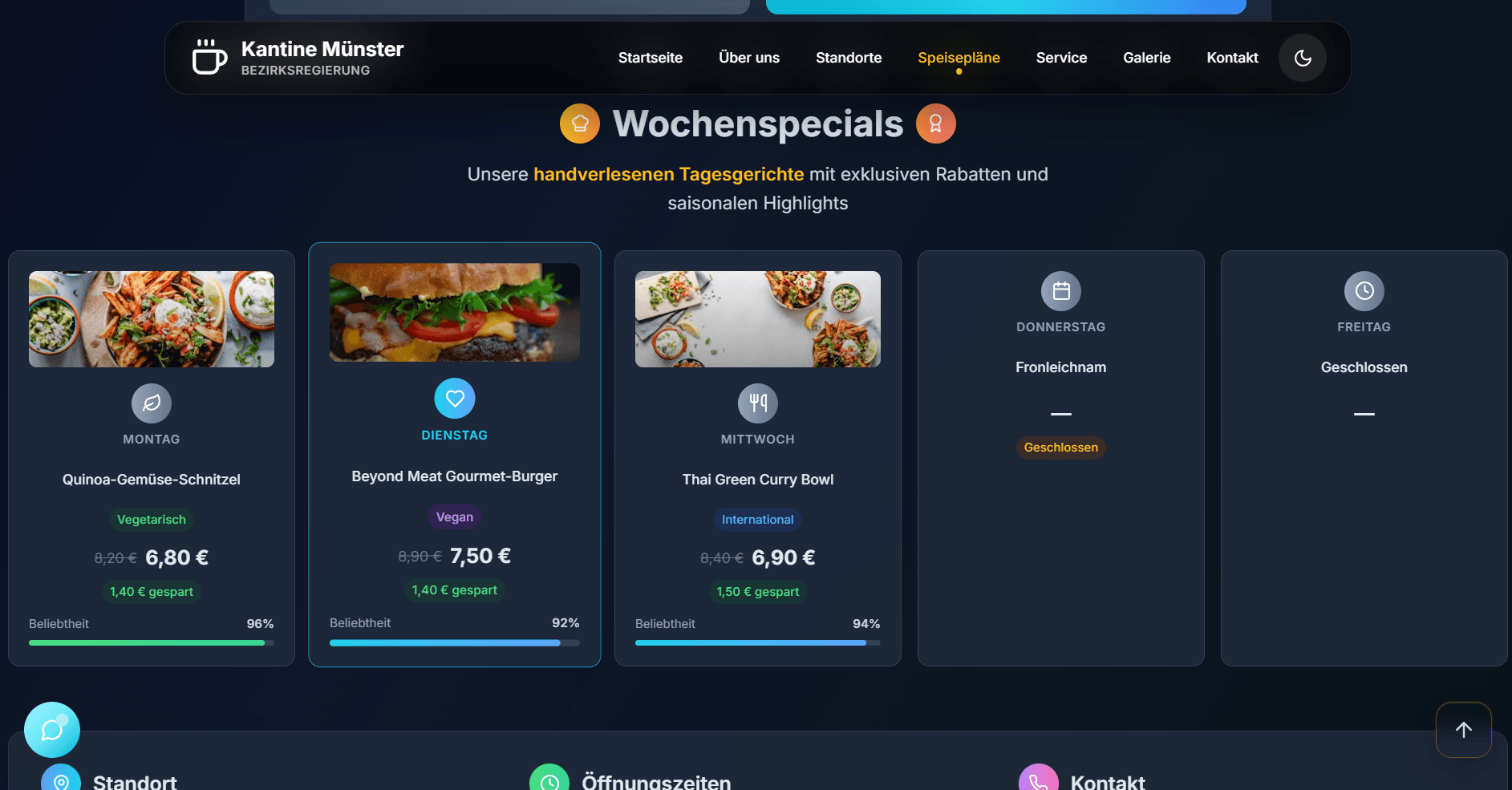 Kantine Münster screenshot 2